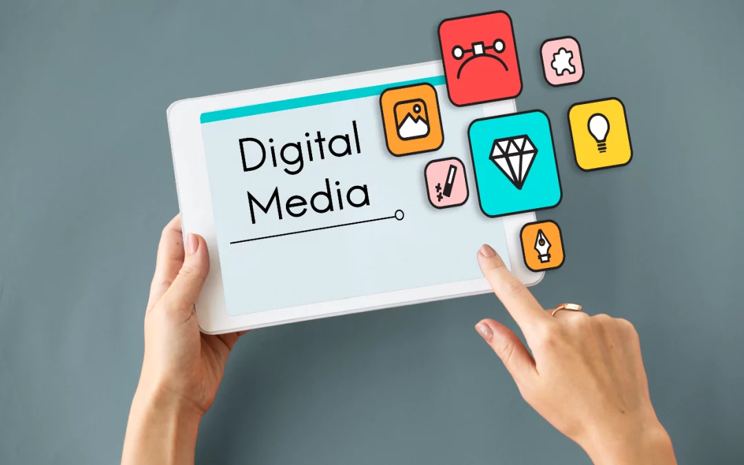 digital media iconen